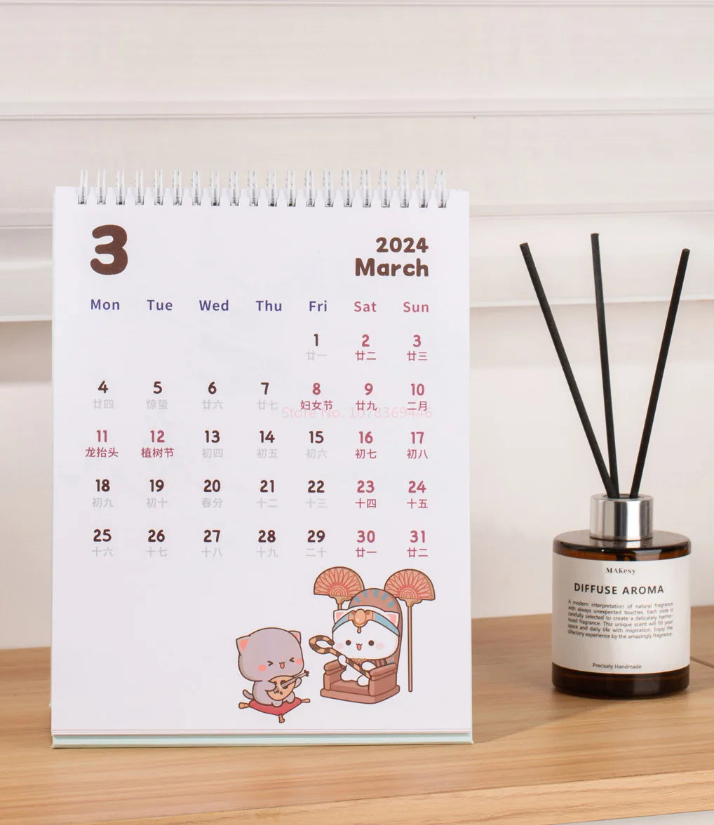 Peach Cat 2024 New Limited Edition Calendar Peach And Goma   S3780c52485f04f3fb4256e49076871cez.webp