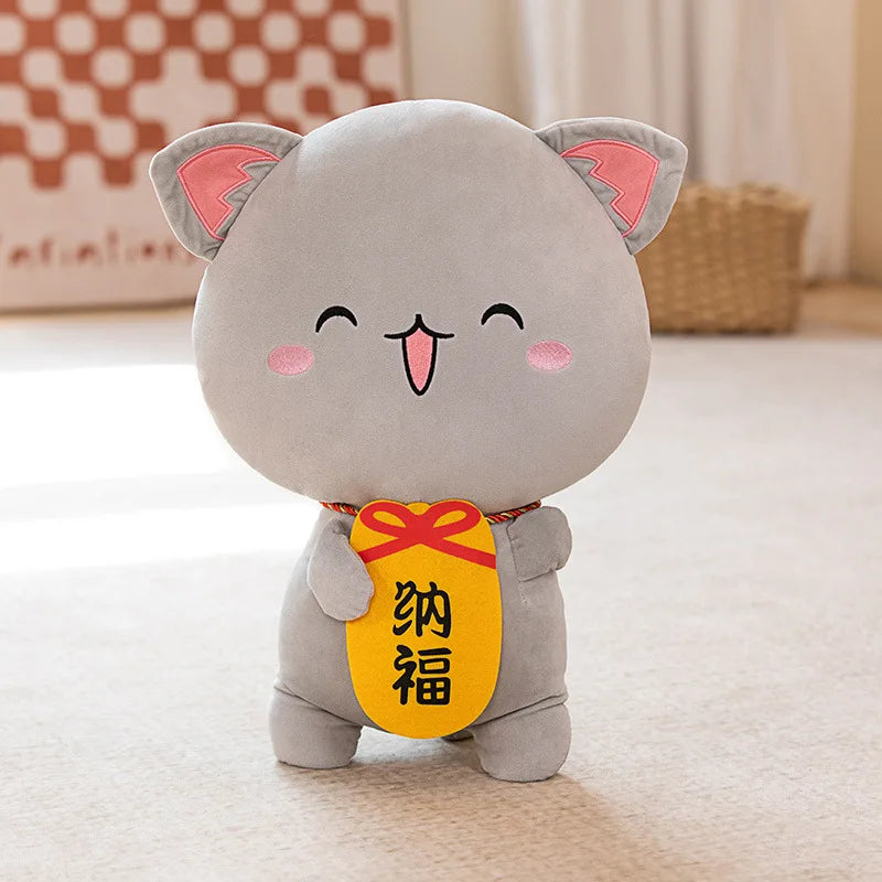 Peach Cat Fortune Plush Dolls