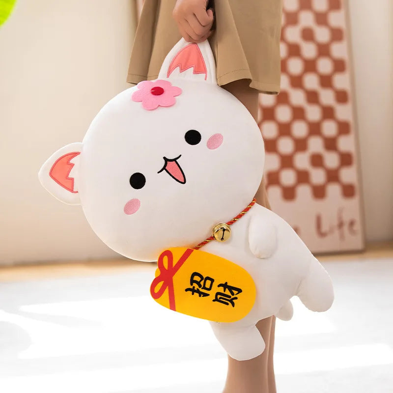 Peach Cat Fortune Plush Dolls