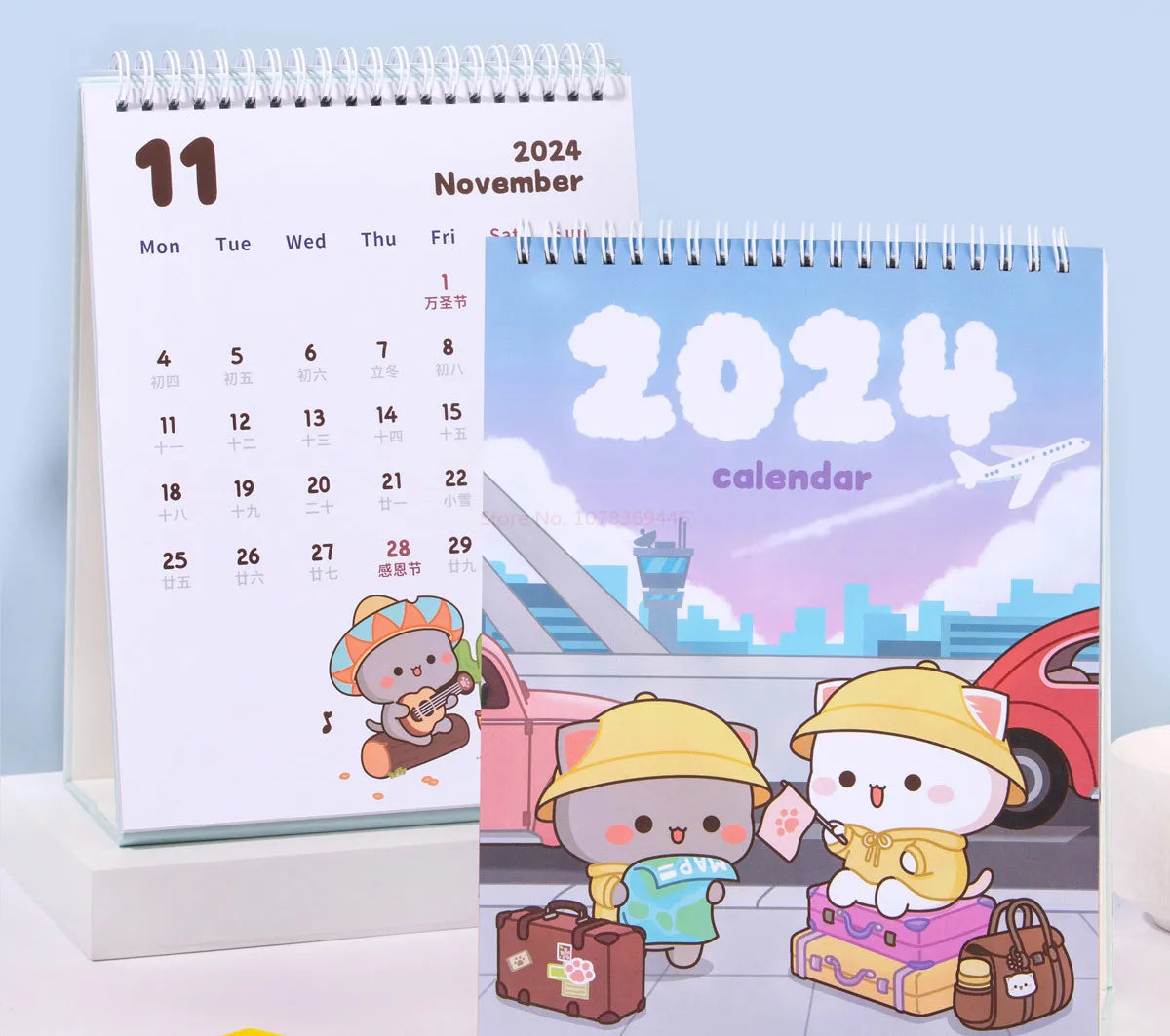 Peach Cat 2024 New Limited Edition Calendar